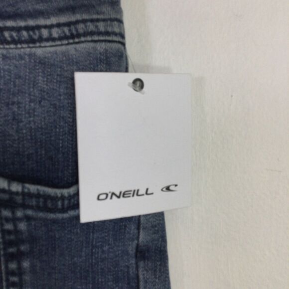 O'Neill Womens Marina Jean Shorts Denim Dark Wash Blue Grass Wash Size 27 NWT - Picture 8 of 16